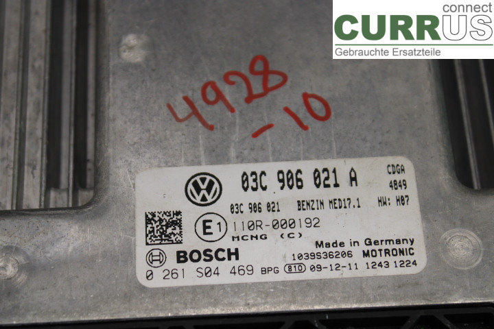 VW PASSAT      05-10 Motorsteuergerät (ECU) 03C906021A 