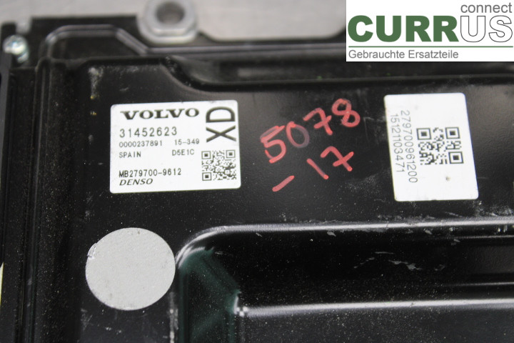 VOLVO V60 14-18 Unité de contrôle moteur (ECU) 31452623