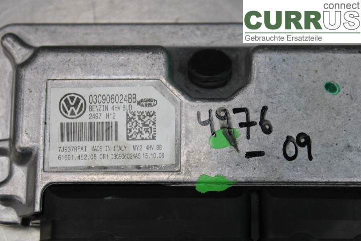 VW CADDY      04-10 Unité de contrôle moteur (ECU) 03C906024BB 