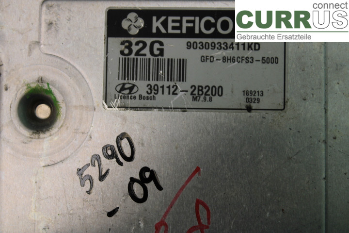 HYUNDAI i30   07-12 Engine Control Unit (ECU) 391122B200 