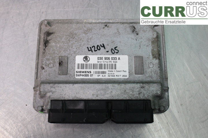 SKODA FABIA    99-07 Unité de contrôle moteur (ECU) 03E906033A 