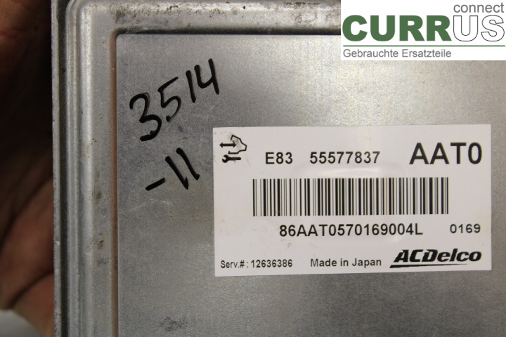 OPEL CORSA D  07-14 Engine Control Unit (ECU) 55577837 