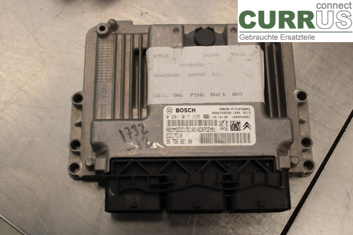 CITROEN C4 II 11-18 Engine Control Unit (ECU) 9675682180