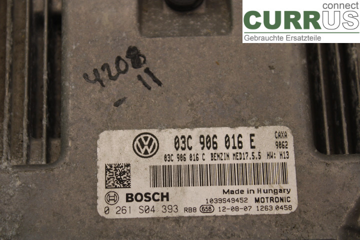 SKODA OCTAVIA    05-13 Engine Control Unit (ECU) 03C906016E 