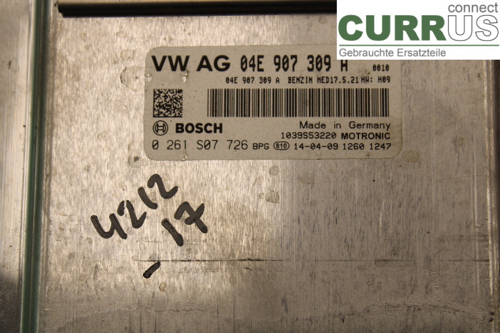 SKODA FABIA         07-14 Engine Control Unit (ECU) 04E907309A 