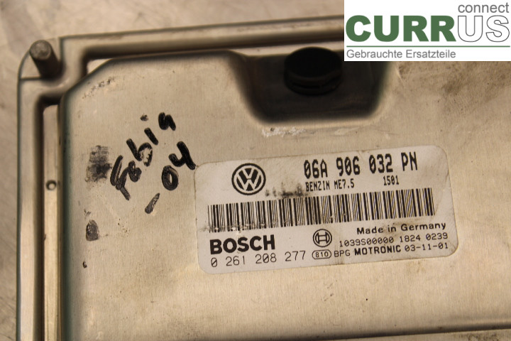 SKODA FABIA    99-07 Engine Control Unit (ECU) 06A906032PN 