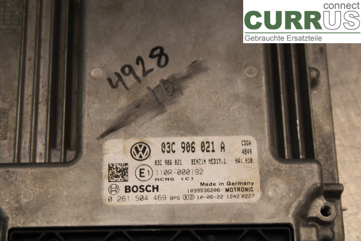 VW PASSAT      05-10 Motorsteuergerät (ECU) 03C906021A 