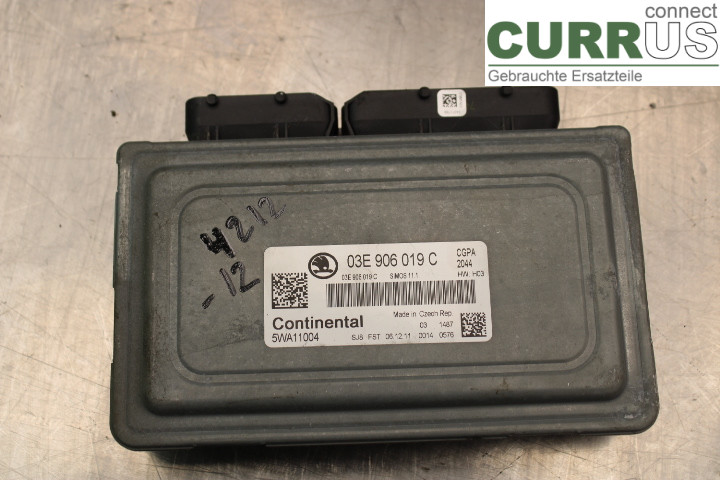 SKODA FABIA         07-14 Engine Control Unit (ECU) 03E906019C 