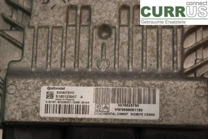 PEUGEOT 308 08-13 Engine Control Unit (ECU) 9678628780 