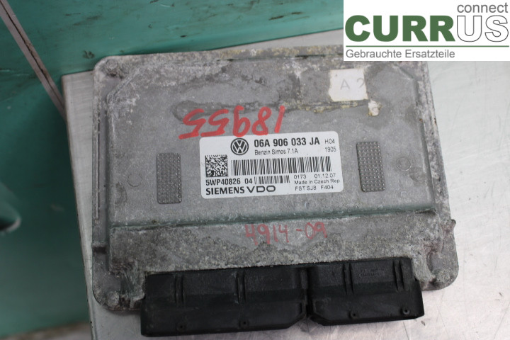 VW GOLF V      04-09 Engine Control Unit (ECU) 06A906033JA 