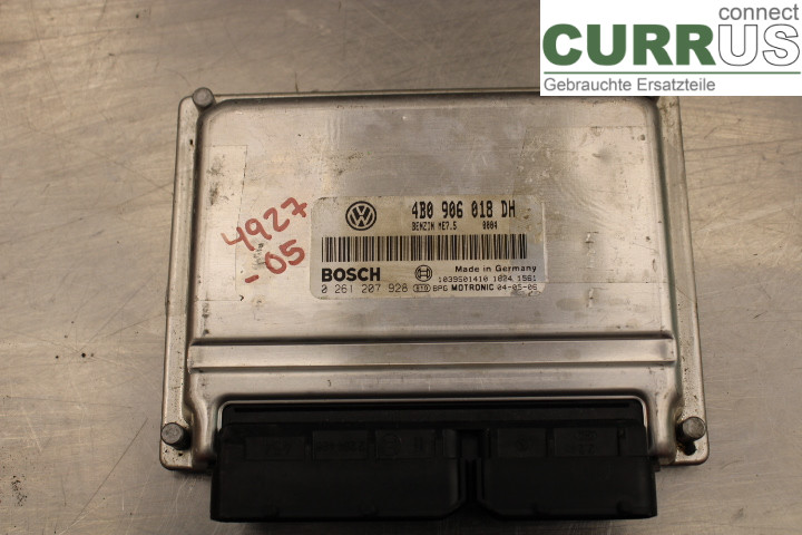VW PASSAT      01-05 Engine Control Unit (ECU) 4B0906018DH 