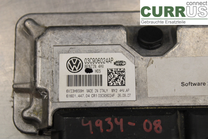 VW POLO       05-09 Motorsteuergerät (ECU) 03C906024AP 
