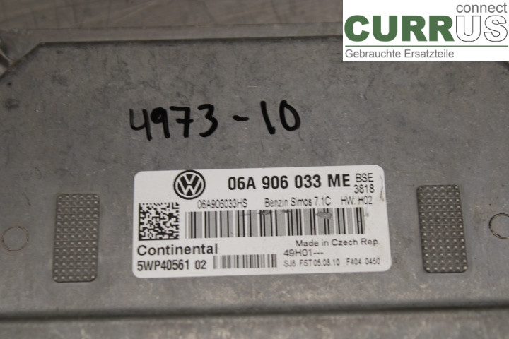 VW CADDY 11-15 Engine Control Unit (ECU) 06A906033ME