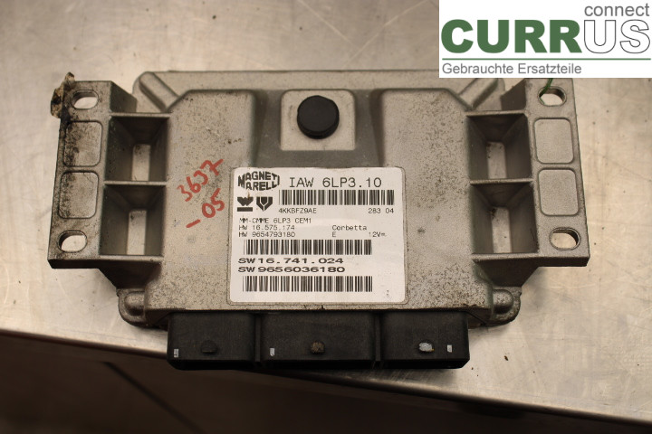 PEUGEOT 407 Motorens styreenhed (ECU) 9656036180 