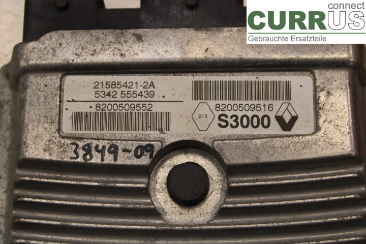 RENAULT SCÉNIC/GRAND 07-09 Engine Control Unit (ECU) 8200509516 