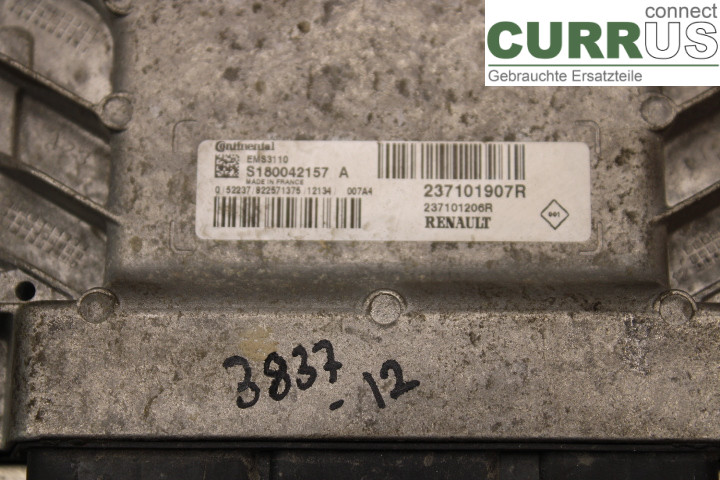 RENAULT CLIO III  09-12 Engine Control Unit (ECU) 237101907R 