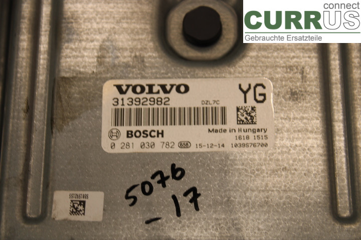 VOLVO XC60  14-17 Engine Control Unit (ECU) 31392982 