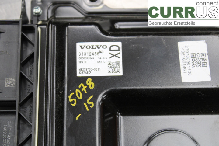 VOLVO V60 14-18 Engine Control Unit (ECU) 31312486