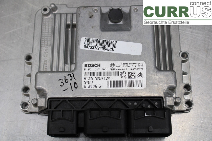 PEUGEOT 308 08-13 Engine Control Unit (ECU) 9666934280 