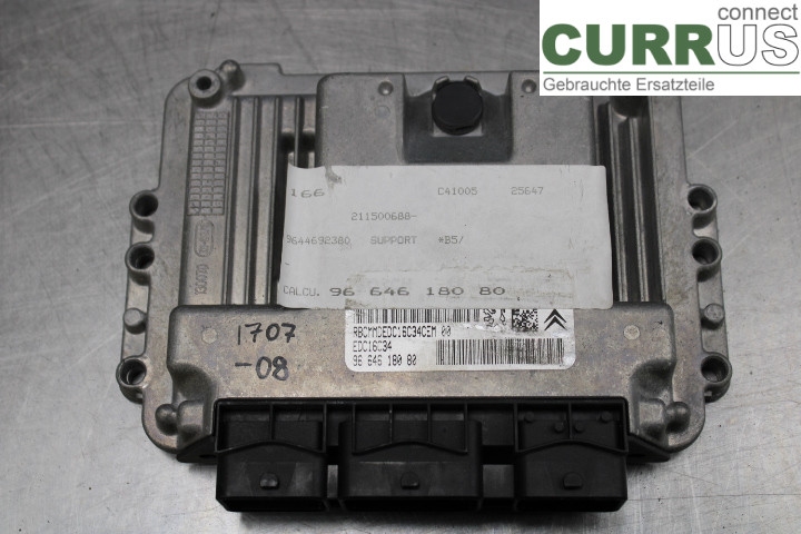 CITROEN BERLINGO  08-18 Unité de contrôle moteur (ECU) 9664618080 