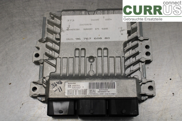 PEUGEOT 508  11-18 Engine Control Unit (ECU) 9676760880 