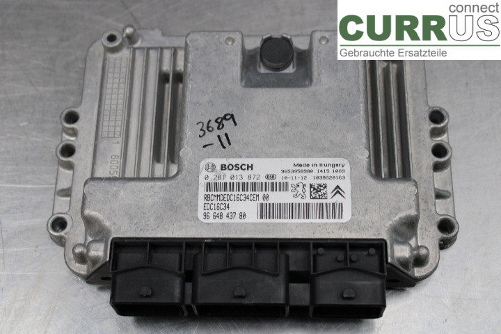 PEUGEOT PARTNER   08-15 Engine Control Unit (ECU) 9664843780 