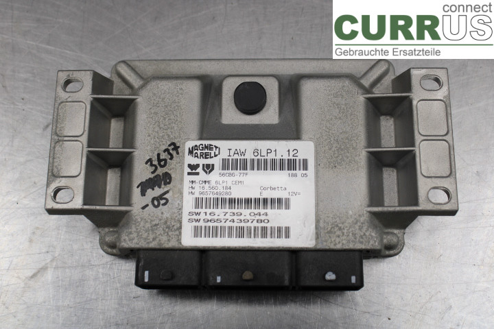 PEUGEOT 407 Motorens styreenhed (ECU) 9657439780 