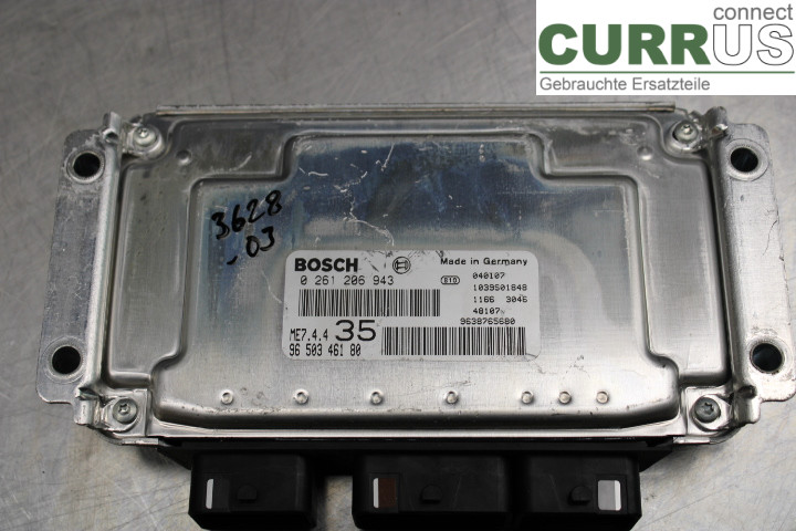 PEUGEOT 307     01-05 Engine Control Unit (ECU) 9650346180 