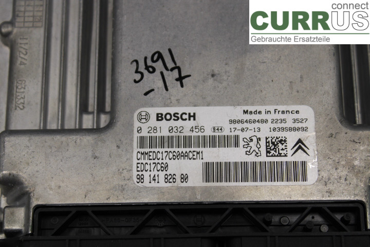 PEUGEOT PARTNER 16-18 Engine Control Unit (ECU) 9814182680 