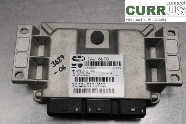 PEUGEOT 208 16-19 Motorstyrningsenhet (ECU) 9660774680 