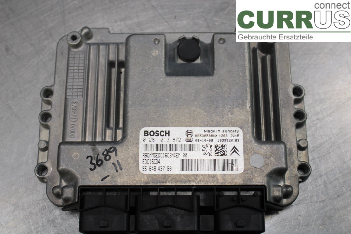 PEUGEOT PARTNER   08-15 Engine Control Unit (ECU) 9664843780 