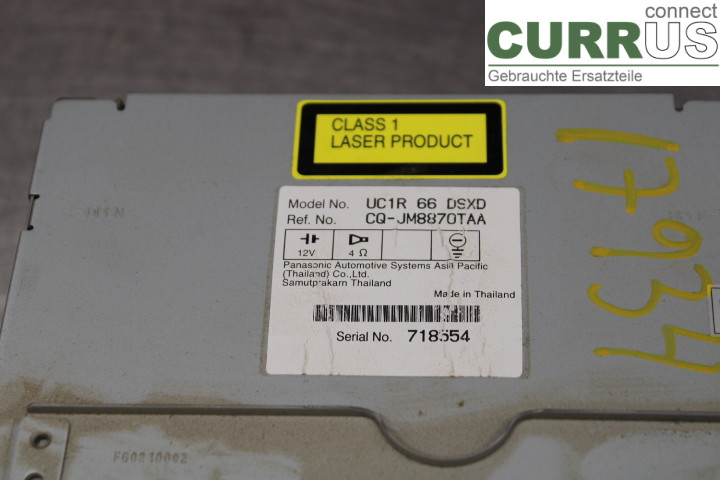 FORD RANGER EU/USA  07-11 Radio CD / panneau multimédia UC1R66DSXD 2.5TDCi/2.5HPCR