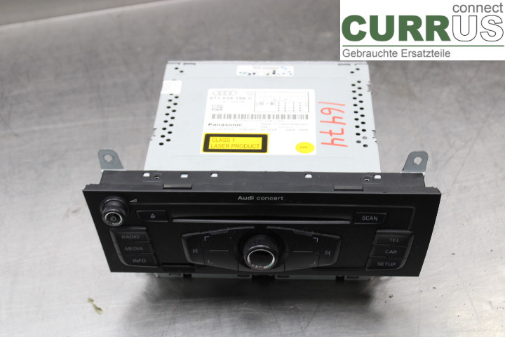 AUDI A4/S4  08-11 Radio CD / panneau multimédia 8T1035186C 2.0TFSi/CDNB