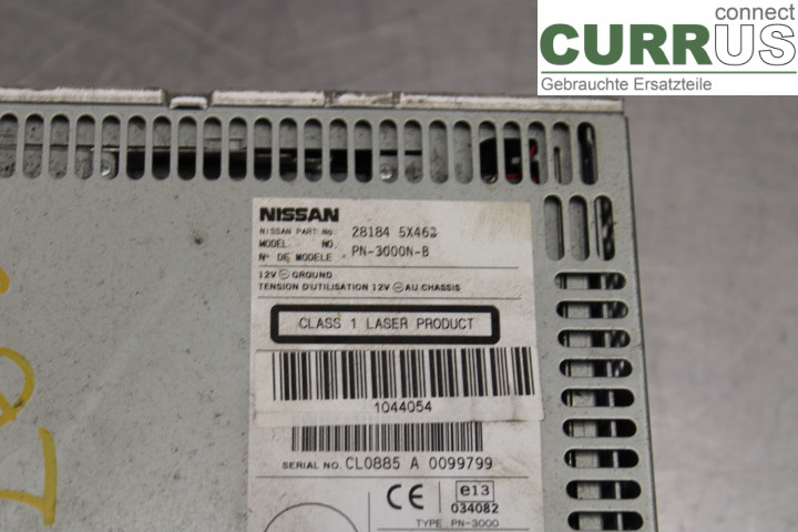NISSAN NAVARA    05- Radio CD / panneau multimédia 281845X462 2.5DCi/YD25DDTI
