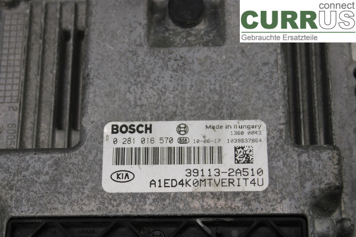KIA CEE´D 06-12 Engine Control Unit (ECU) 391132A510