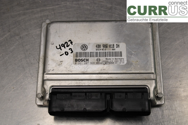 VW PASSAT      01-05 Engine Control Unit (ECU) 4B0906018DH 