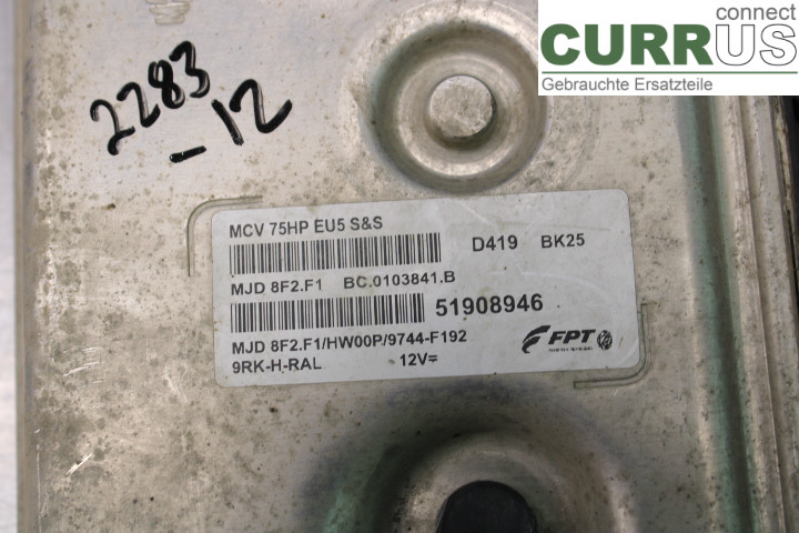 FIAT FIORINO Engine Control Unit (ECU)  