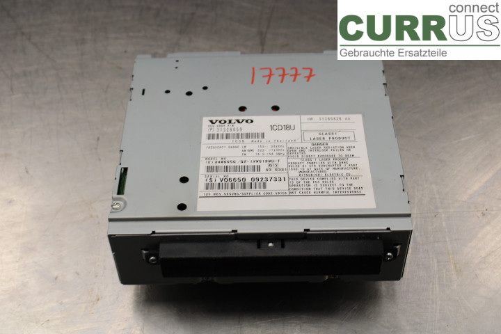 VOLVO V50      08-12 Radio CD / Multimedia panel 31328059 1.6D/D4162T
