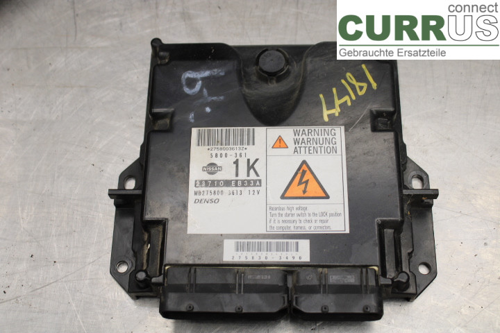 NISSAN NAVARA    05- Engine Control Unit (ECU) 23710EB33A 2.5DCi/YD25DDTI