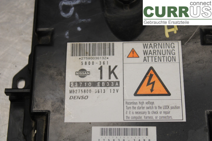 NISSAN NAVARA    05- Engine Control Unit (ECU) 23710EB33A 2.5DCi/YD25DDTI