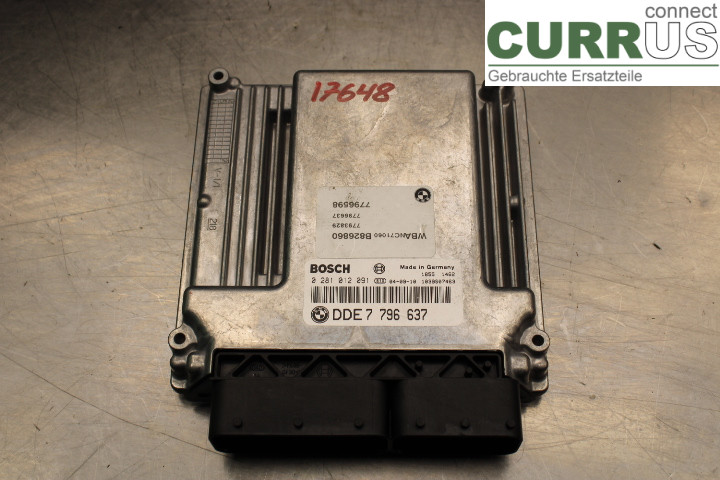BMW 5 E60/61 Sed/Tou 02-10 Engine Control Unit (ECU) 7796637 3.0D/M57TUD30