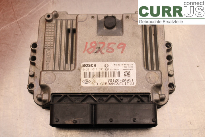KIA SPORTAGE (SL) 11-15 Engine Control Unit (ECU) 391202A051 1.7CRDi/D4FD