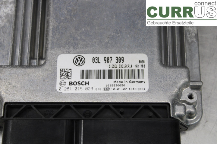 VW PASSAT      05-10 Motorsteuergerät (ECU) 03L907309 2.0TDi/CBBB