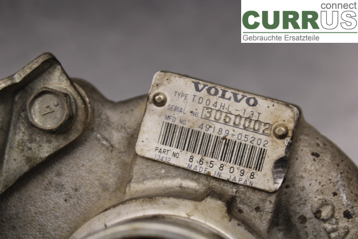 VOLVO V70      00-04 Turbo charger 8658098 2.4T/B5244T3