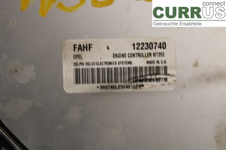 OPEL ASTRA  H    04-12 Engine Control Unit (ECU)  1.6i/Z16XEP