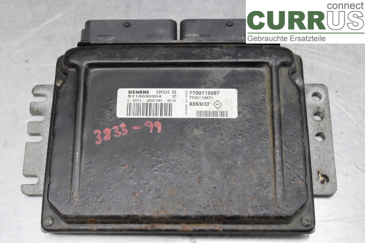RENAULT CLIO II    99-01 Motorens styreenhed (ECU) 7700110471 