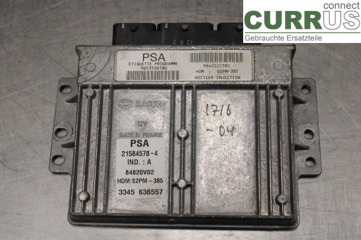 CITROEN C3    -04 Motorens styreenhed (ECU) 9642222380 