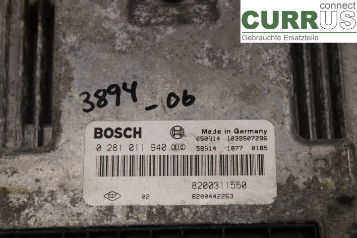 RENAULT MASTER III   04-10 Motorens styreenhed (ECU) 8200311550 