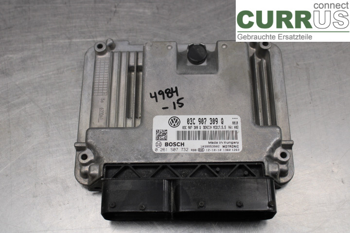 VW TIGUAN 07-16 Motorens styreenhed (ECU) 03C907309Q 