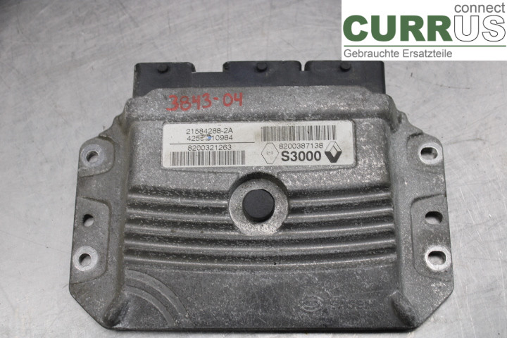 RENAULT MÉGANE II  03-05 Motorens styreenhed (ECU) 8200387138 